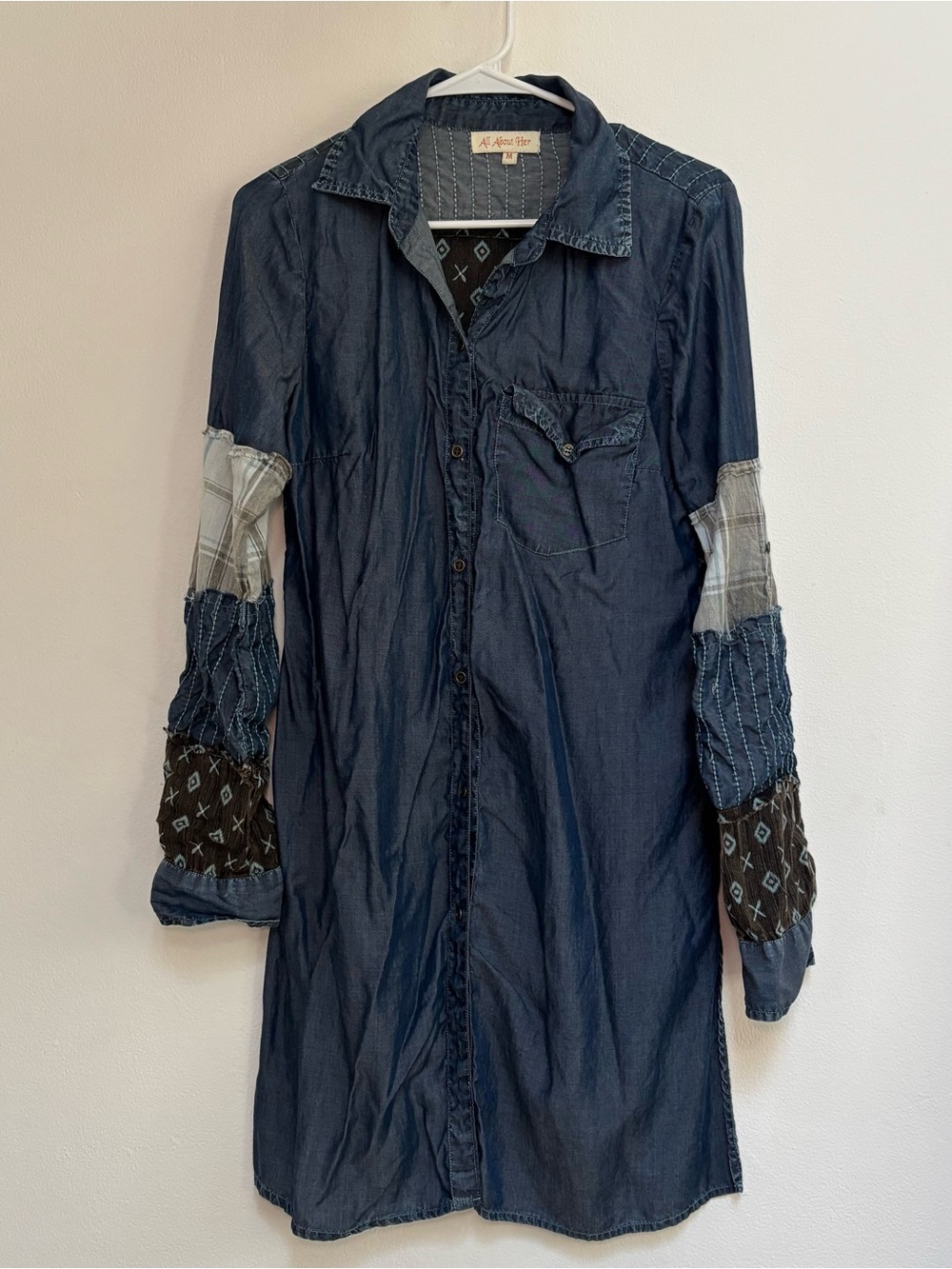 All About Her Boho Button Down Blouse